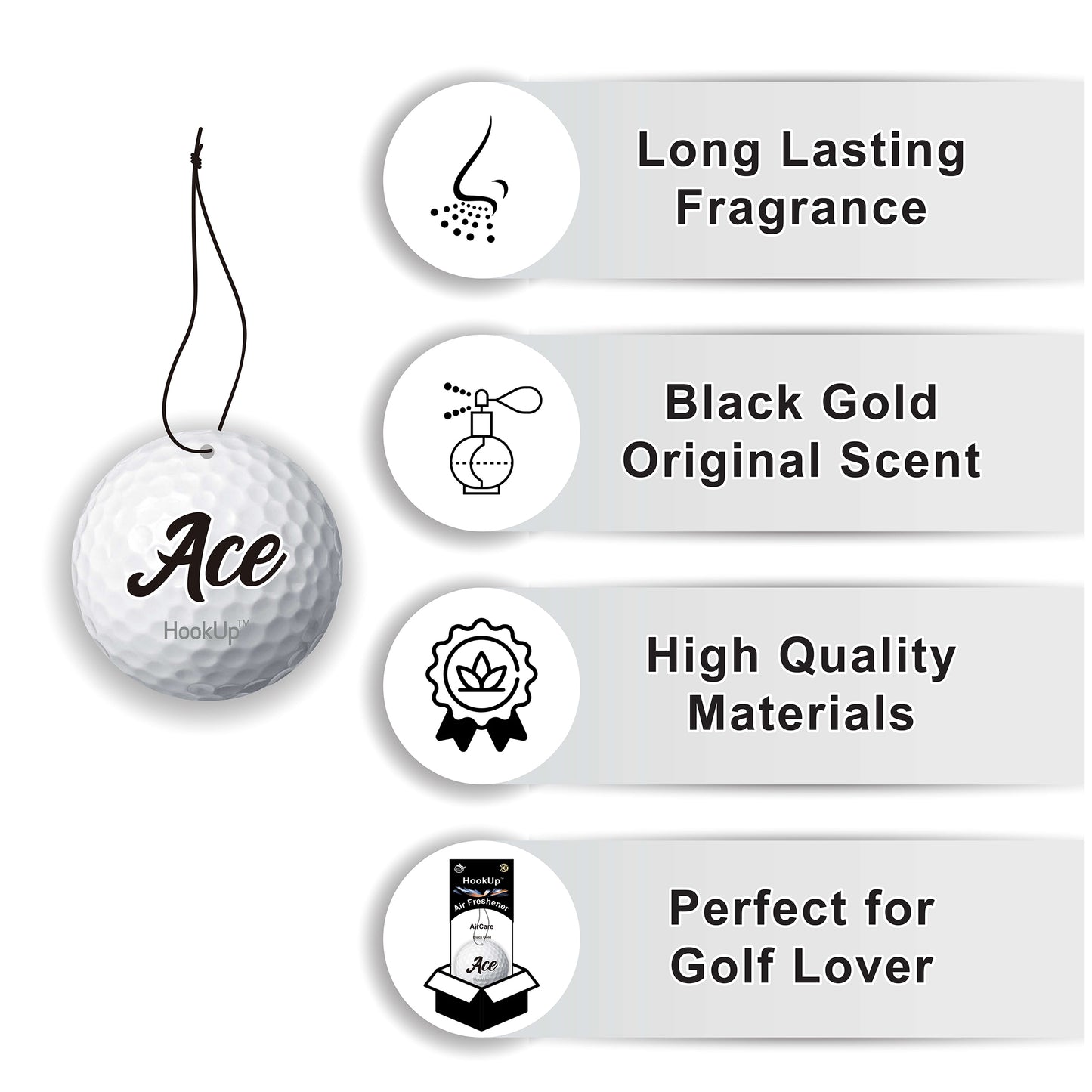 Golf Air Freshener (4 Pack)