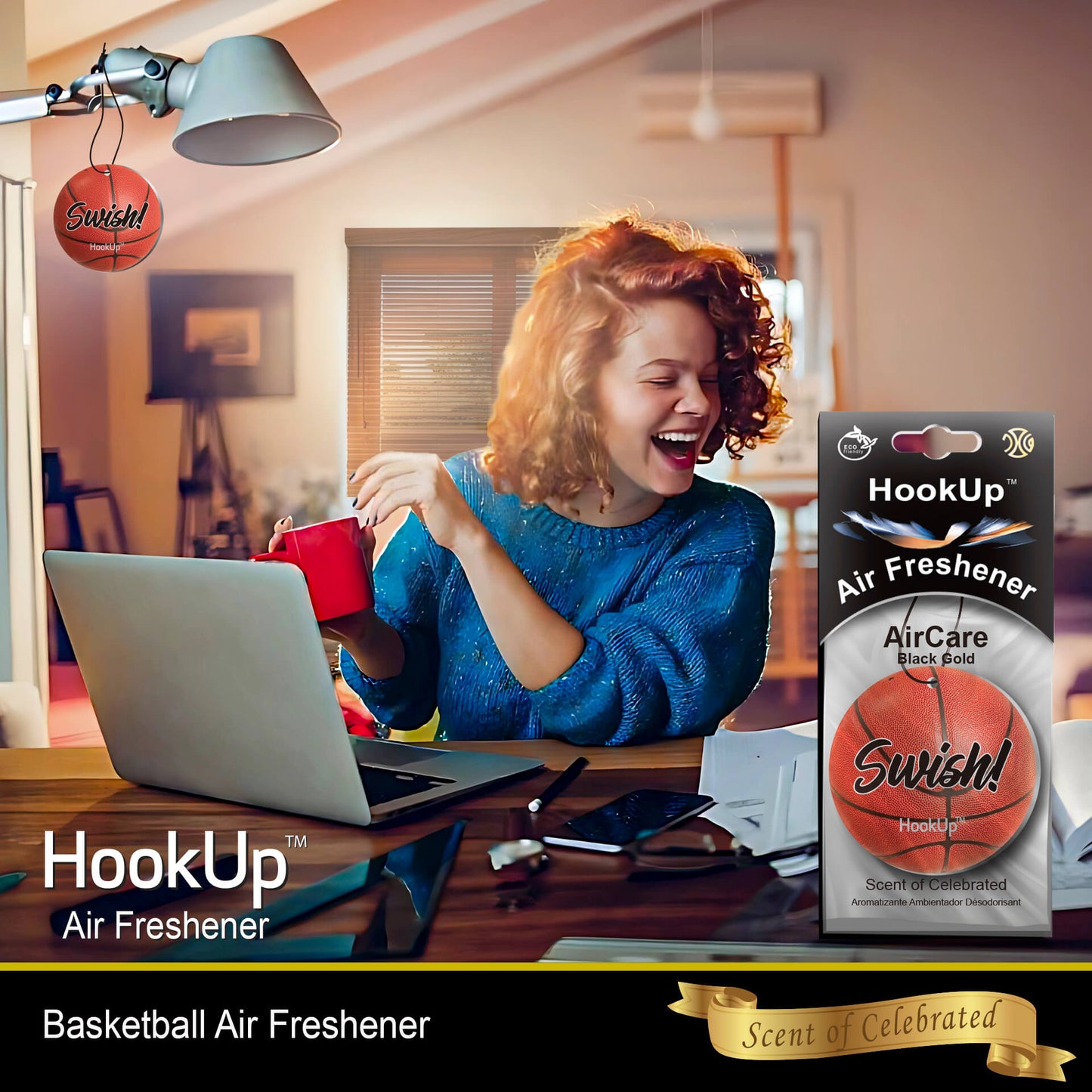 Basketball Air Freshener (4 Pack)