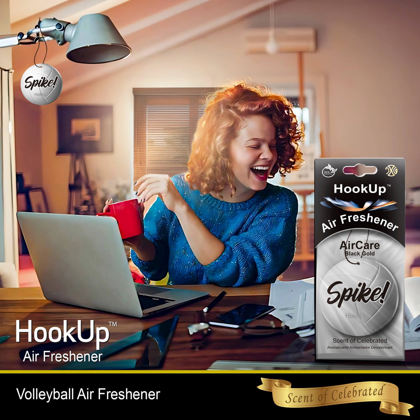 Volleyball Air Freshener (4 Pack)