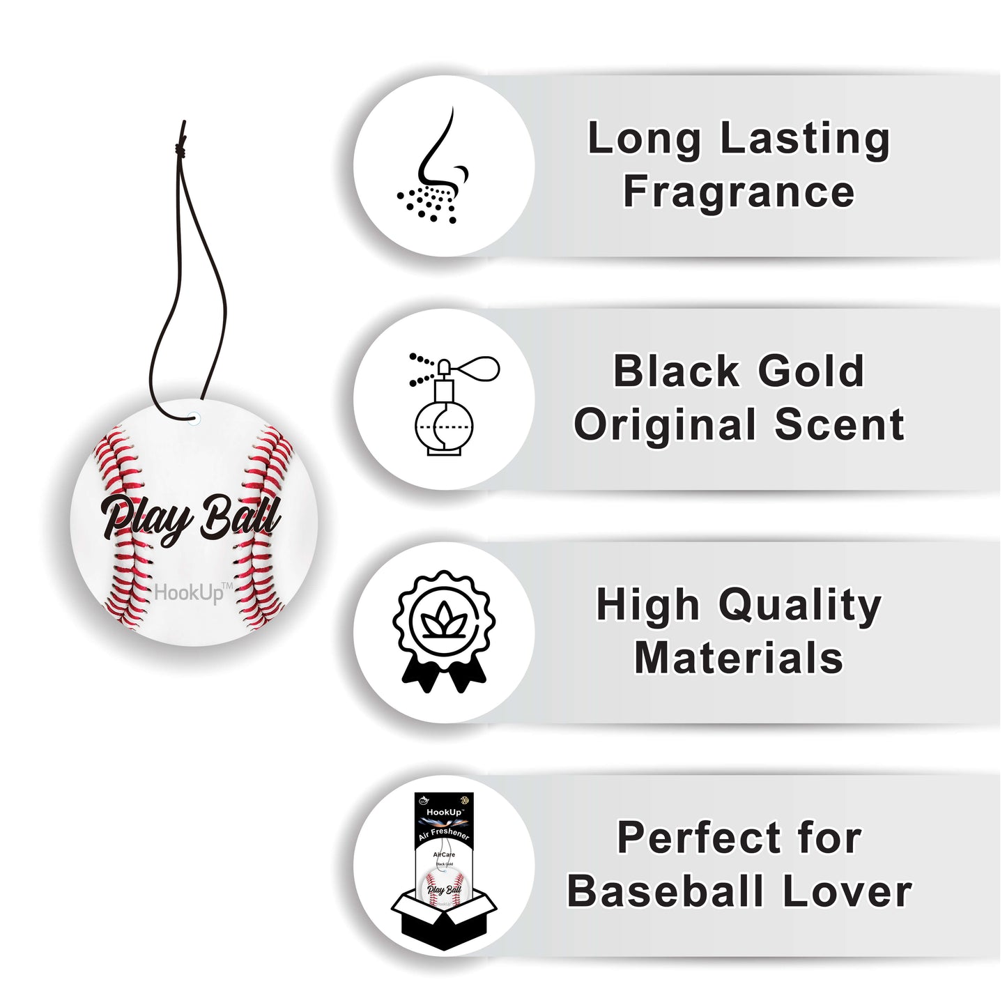 Baseball Air Freshener (25 Pack)