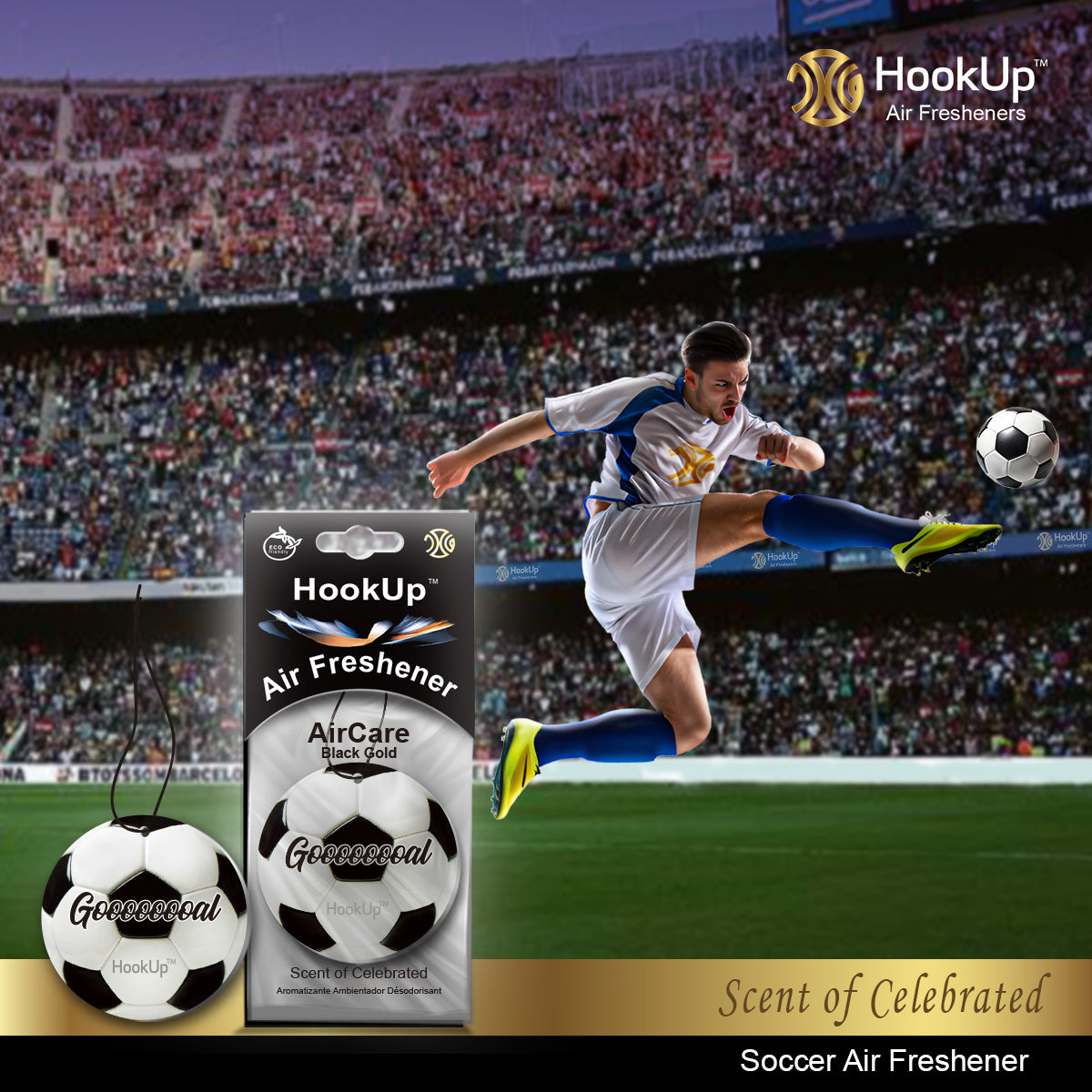 Soccer Air Freshener (4 Pack)