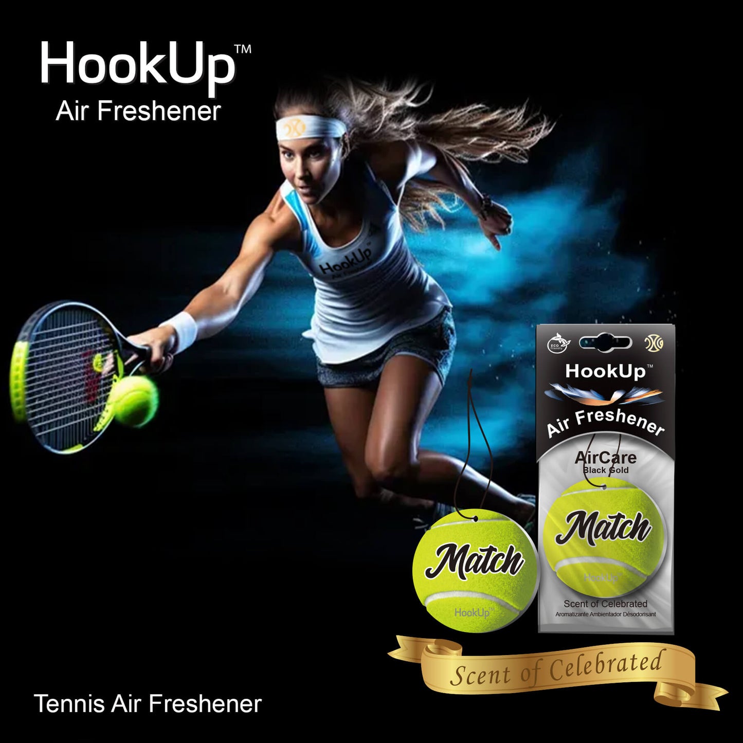 Tennis Air Freshener (4 Pack)