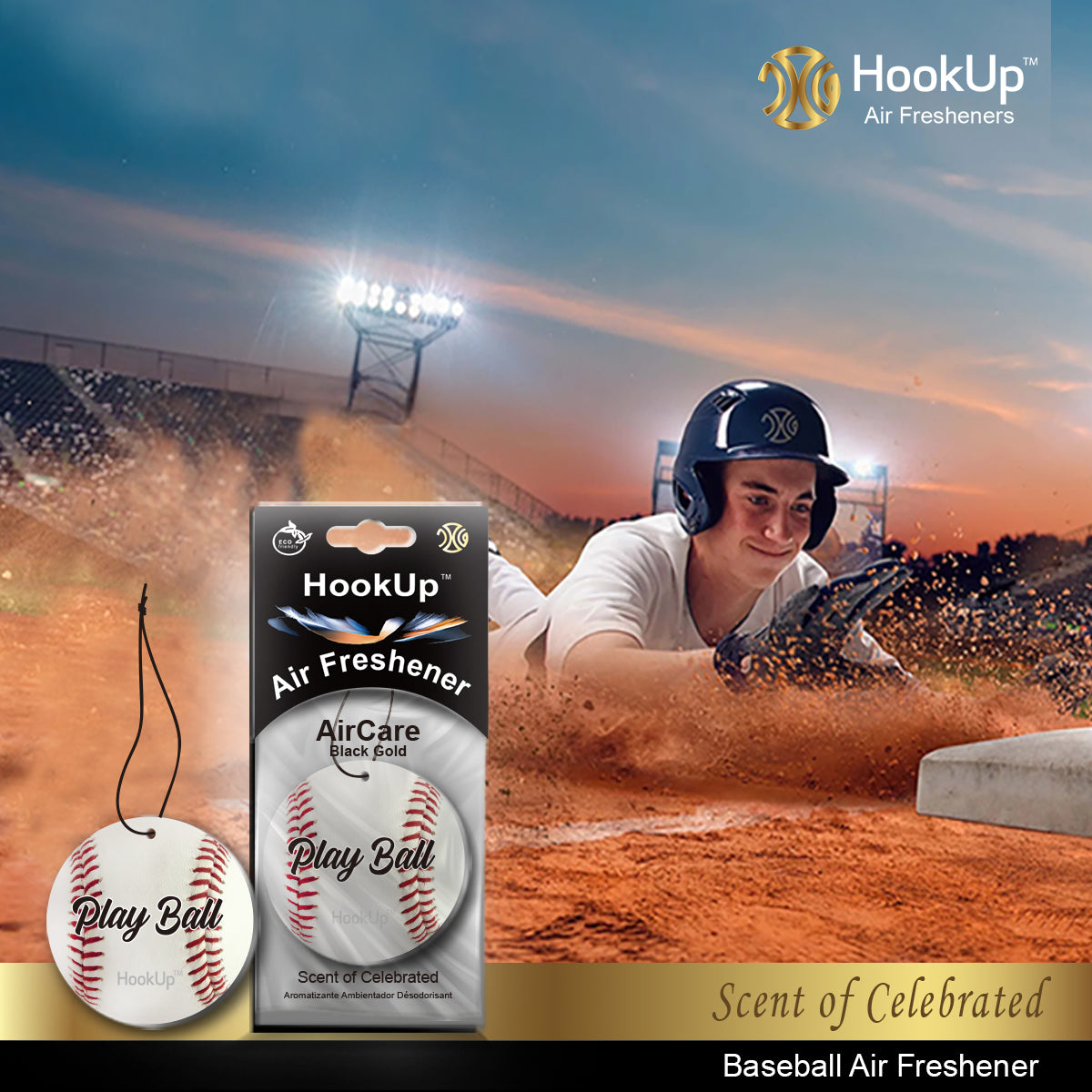 Baseball Air Freshener (4 Pack)