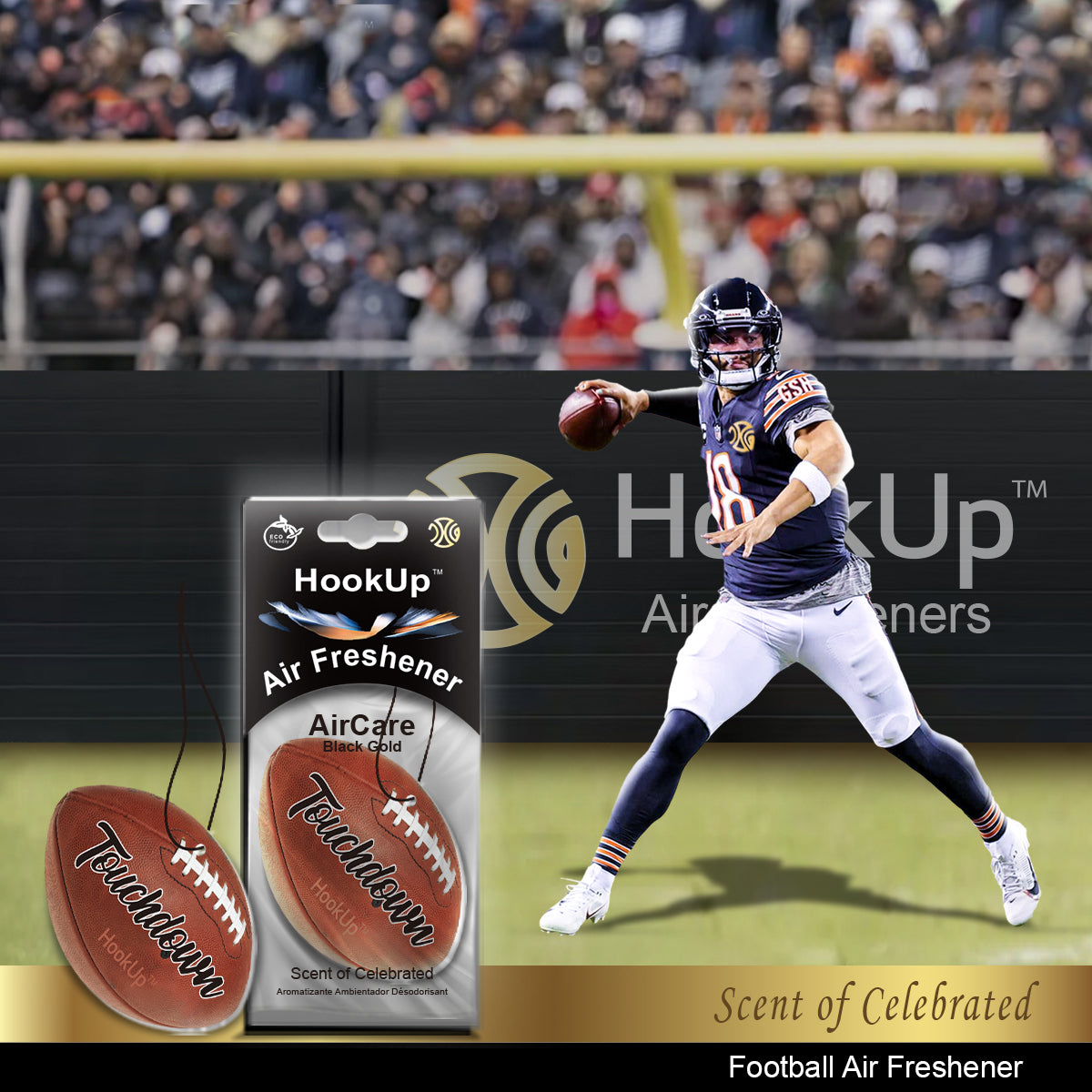 Football Air Freshener (4 Pack)