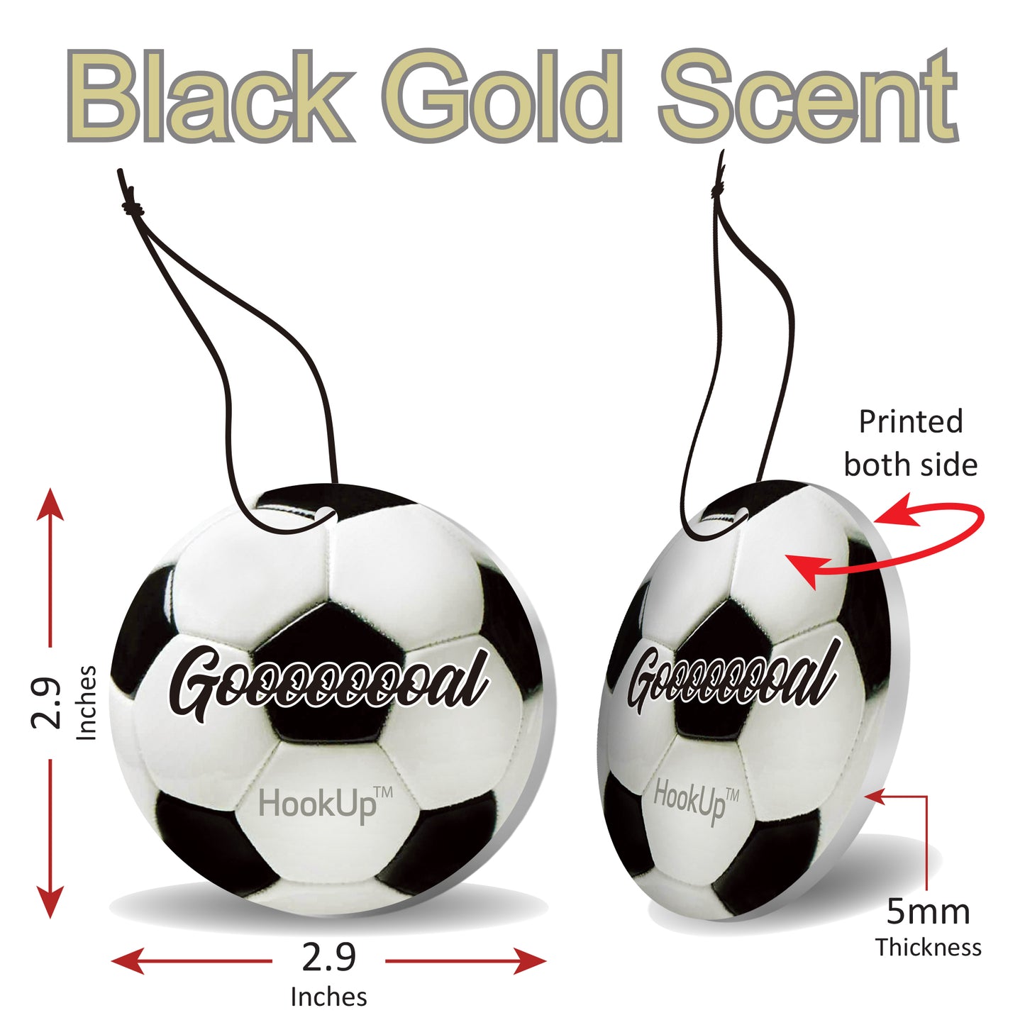 Soccer Air Freshener (50 Pack)