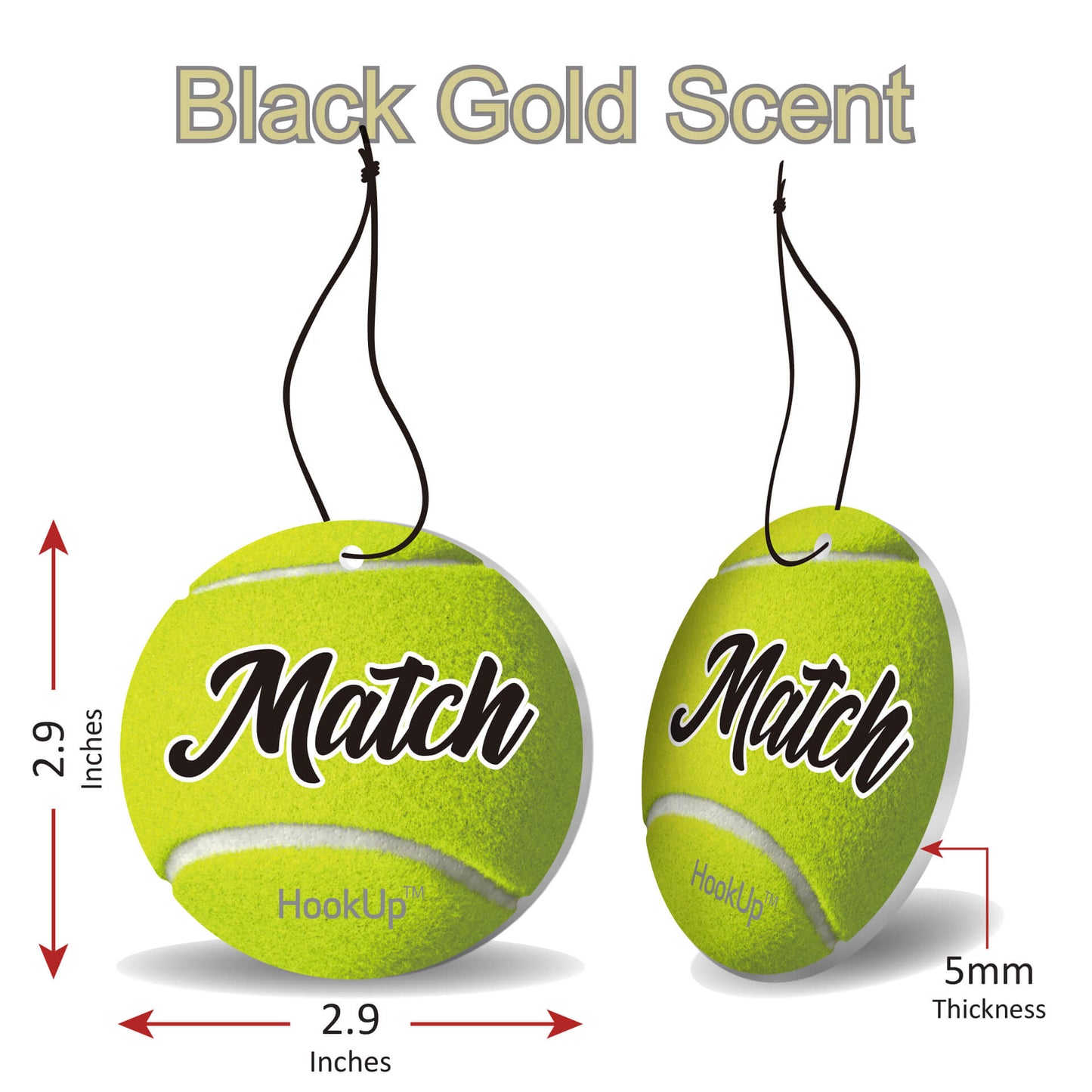 Tennis Air Freshener (4 Pack)