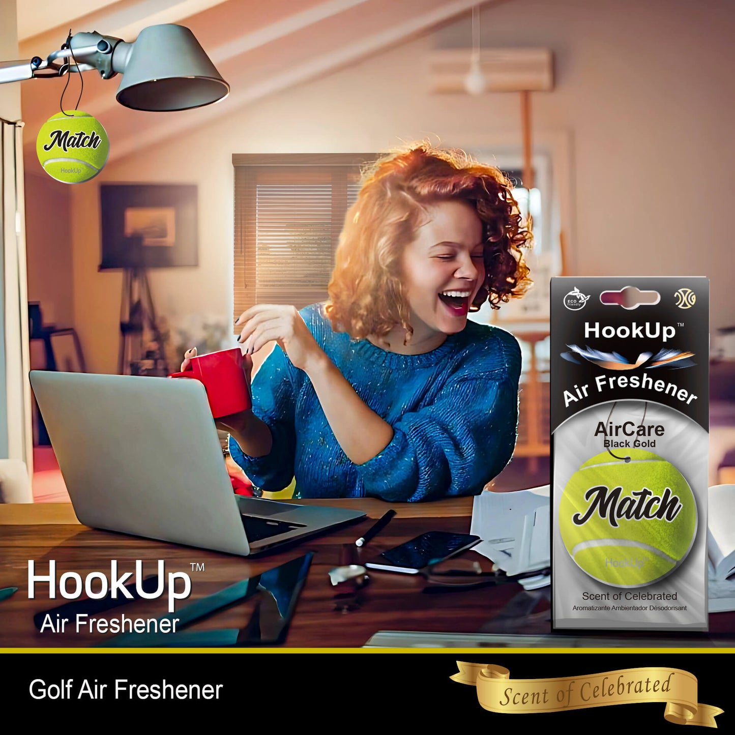 Tennis Air Freshener (4 Pack)