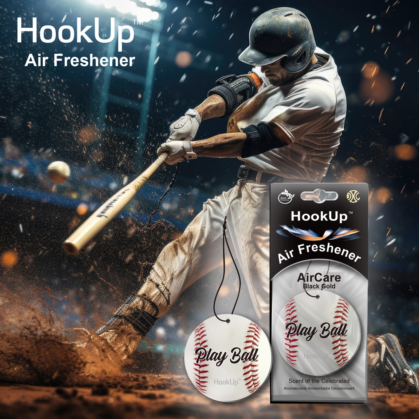 Baseball Air Freshener (10 Pack)