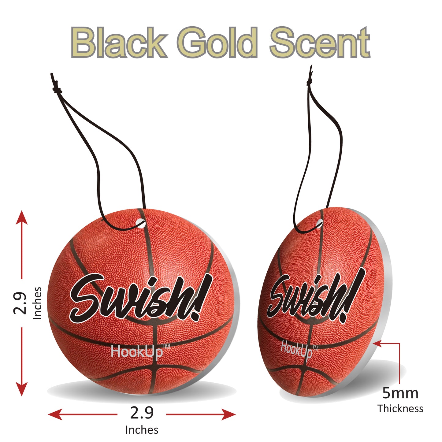 Basketball Air Freshener (4 Pack)