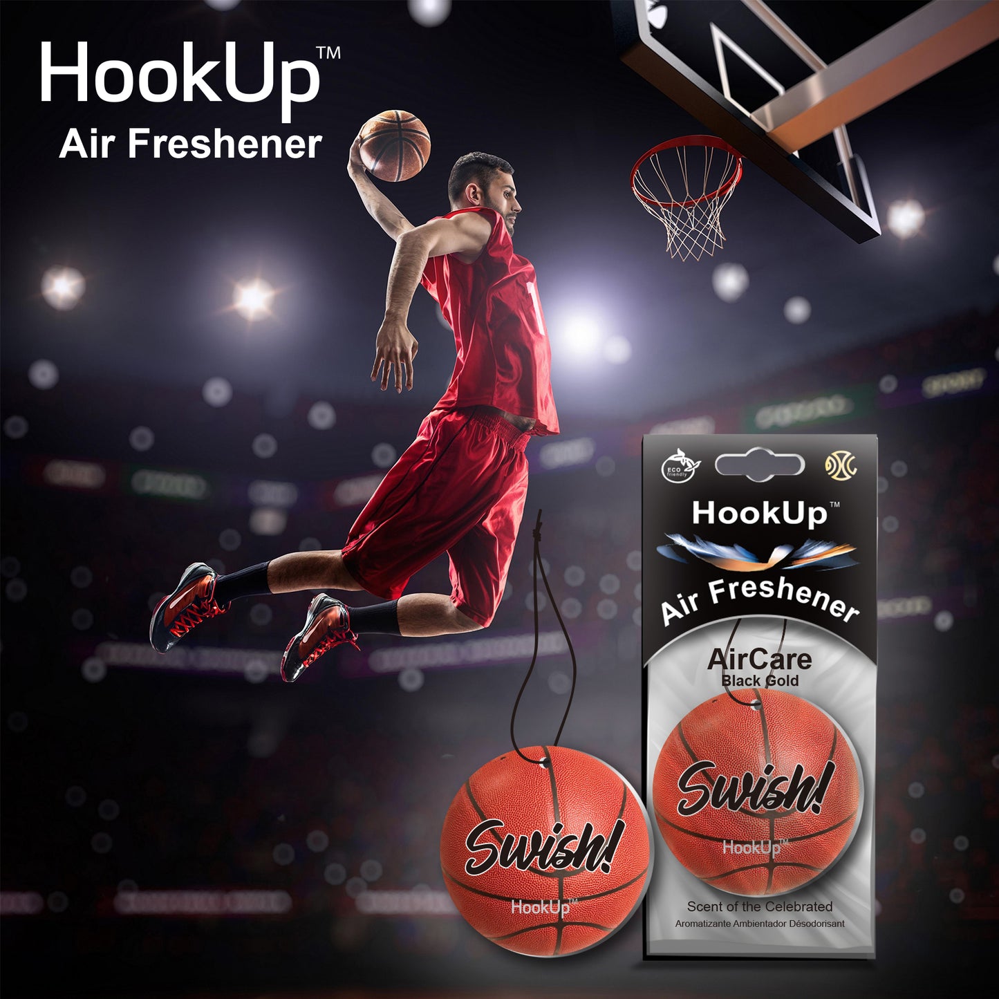 Basketball Air Freshener (4 Pack)