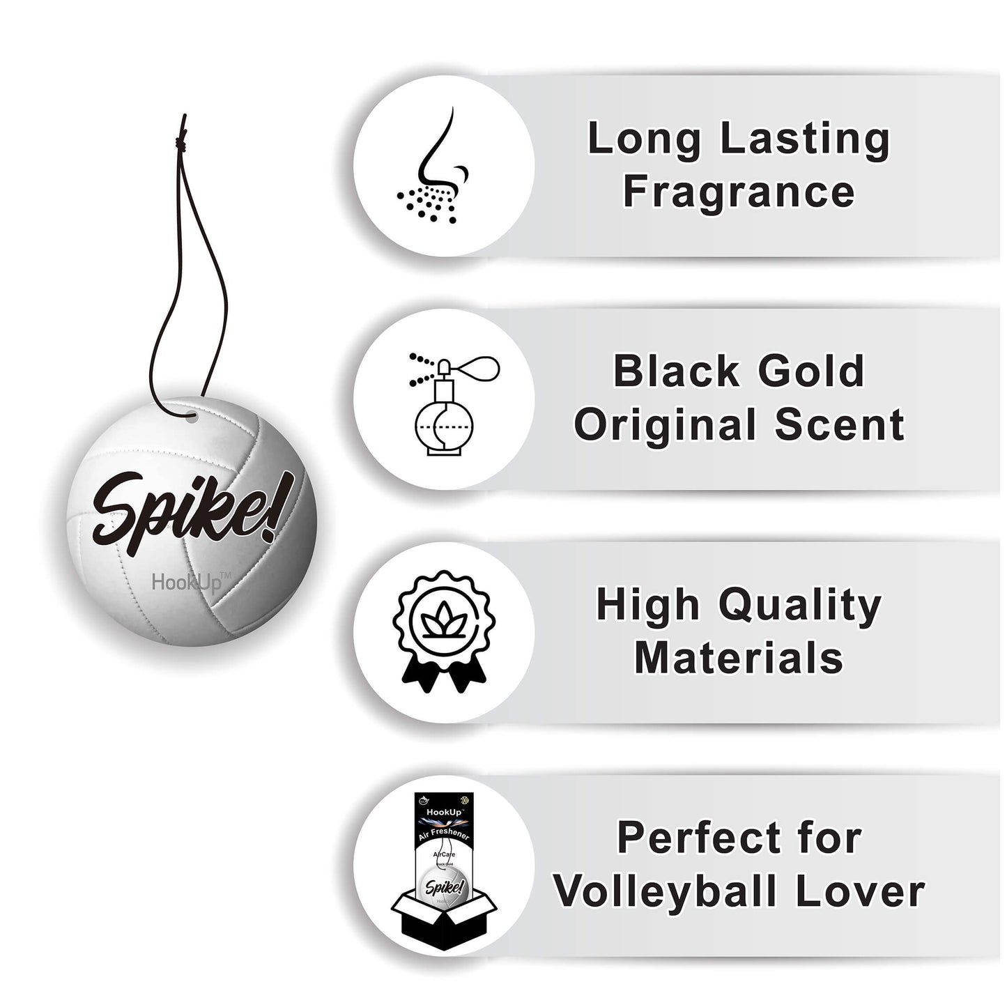Volleyball Air Freshener (10 Pack)