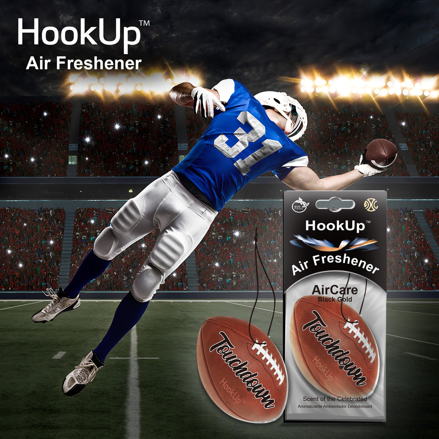 Football Air Freshener (100 Pack)