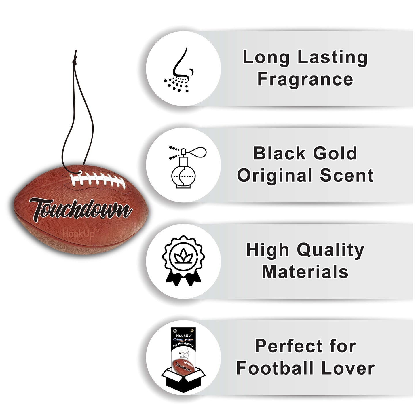 Football Air Freshener (10 Pack)