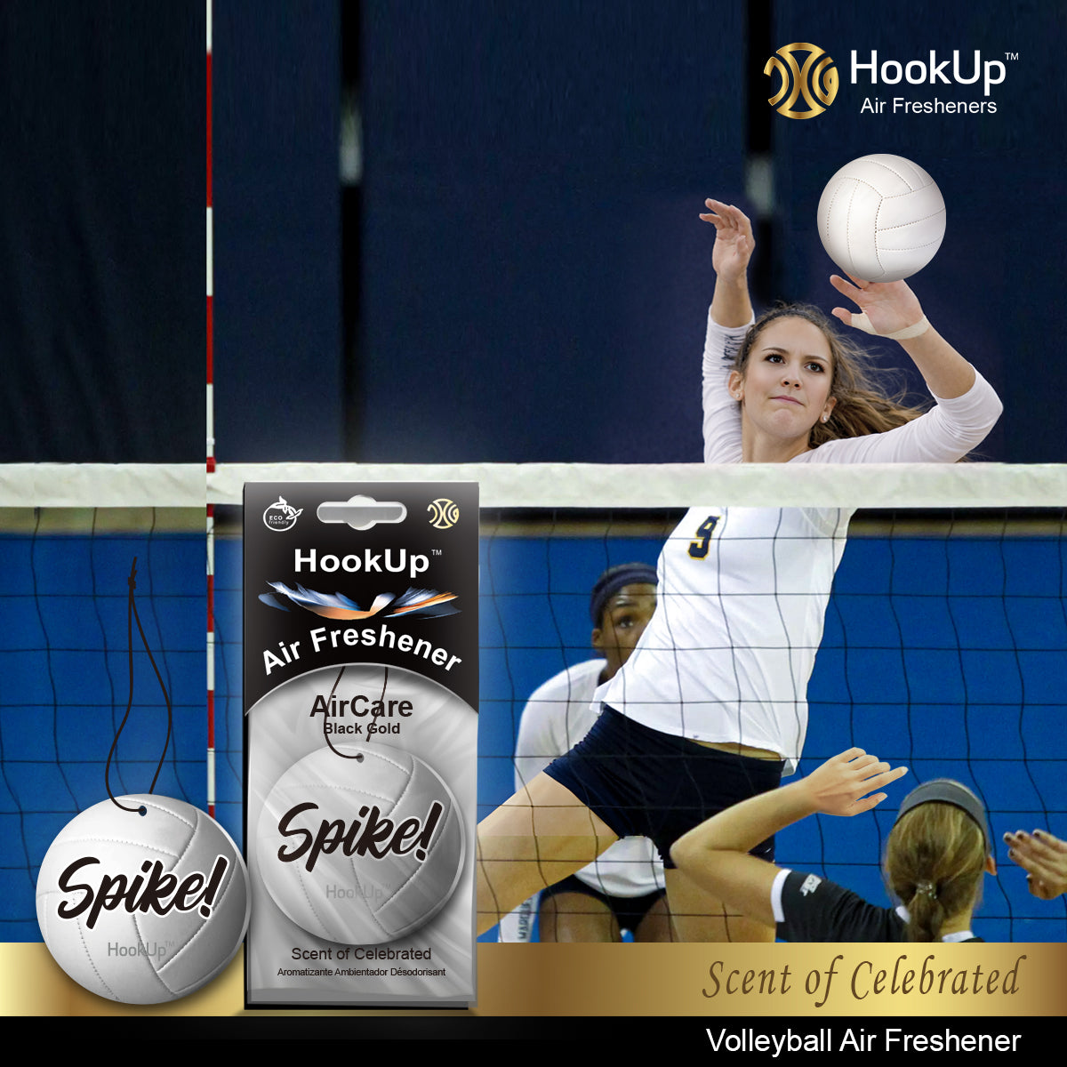 Volleyball Air Freshener (2 Pack)